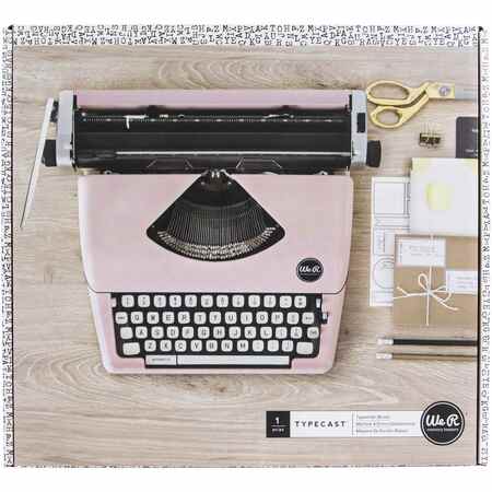 WE R MEMORY KEEPERS PINK -TYPECAST TYPEWRITER HV870264413